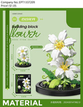 Color box lily flowers-including dust cover blocks 285PCS